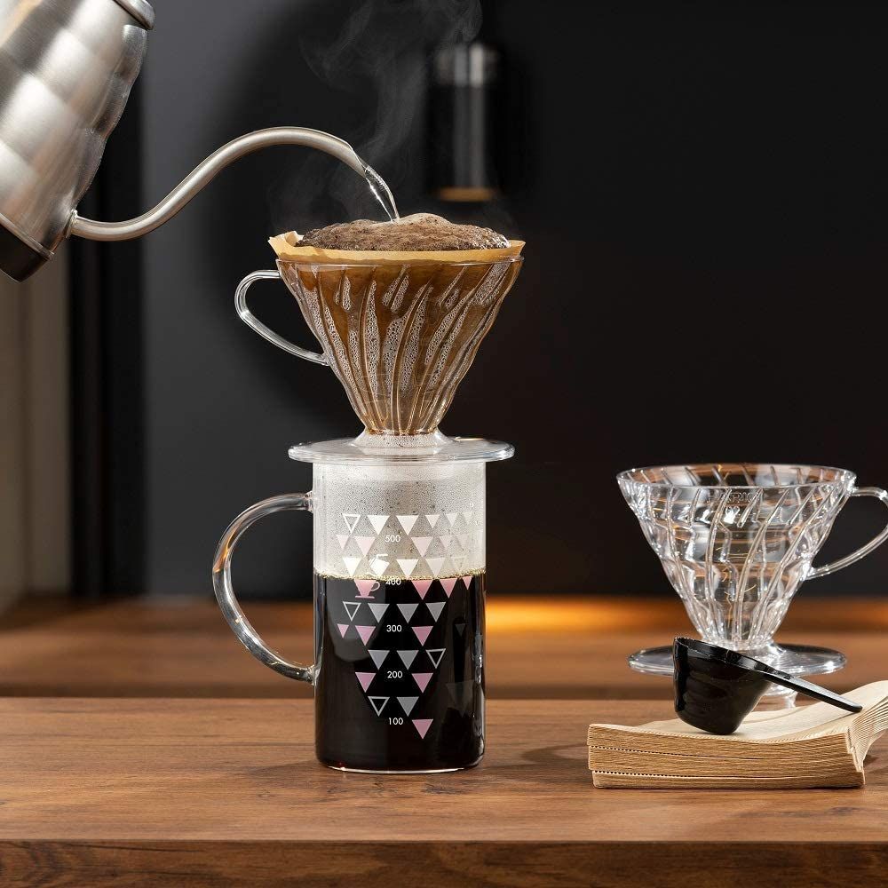 Hario V60 Dripper & Thermocolor Server Set