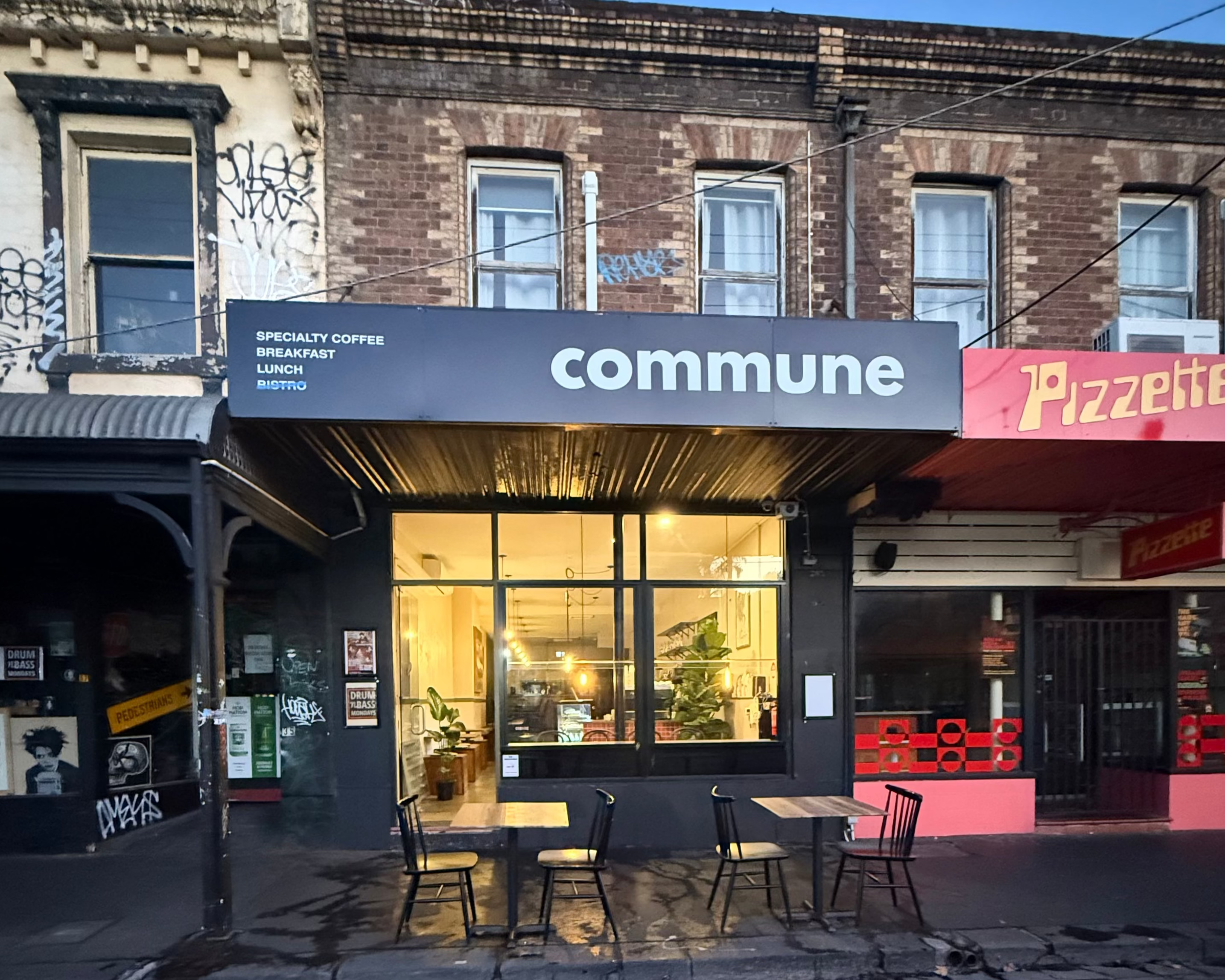 commune is the best cafe that offers specialty coffee by spectrum coffee and delicious breakfast and lunch