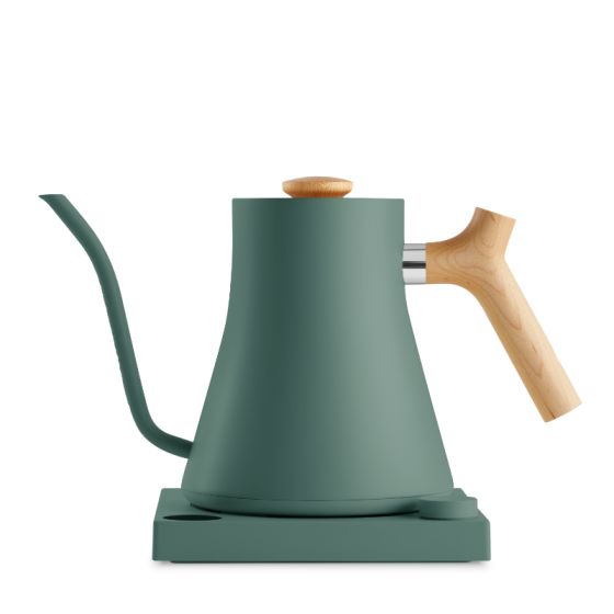 Fellow Stagg EKG Kettle - Smoke Green & Maple Wood