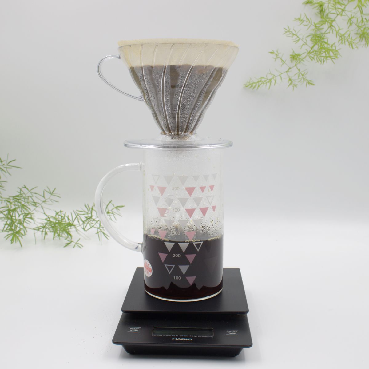 Hario V60 Dripper & Thermocolor Server Set