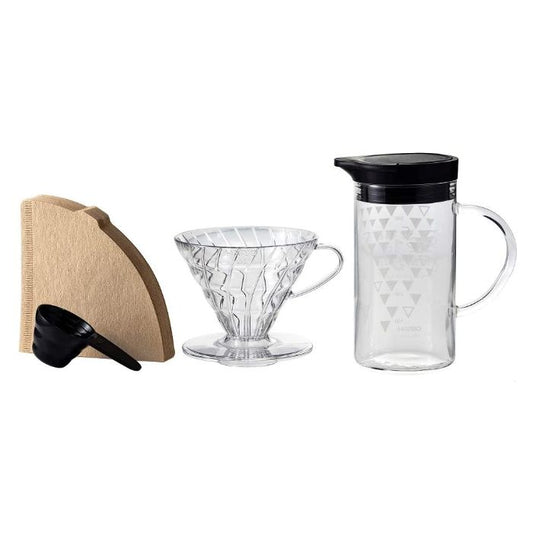 Hario V60 Dripper & Thermocolor Server Set